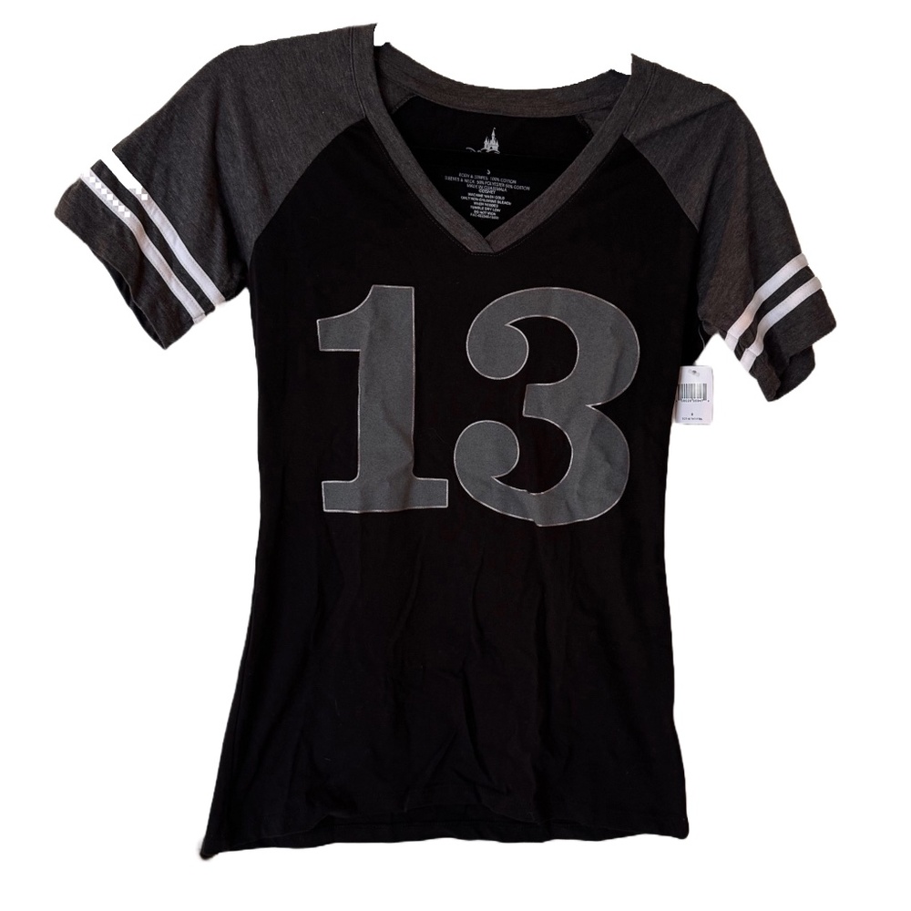 NWT Disney Parks Tower of Terror 13 Black and Grey Shirt Women’s Size Small